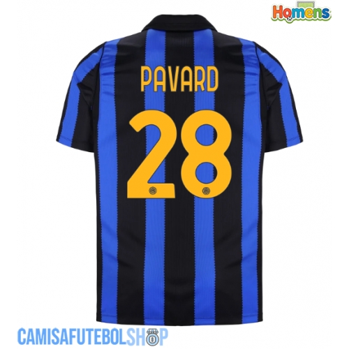 Camisa de time de futebol Inter Milan Benjamin Pavard #28 Replicas 1º Equipamento 2026-27 Manga Curta